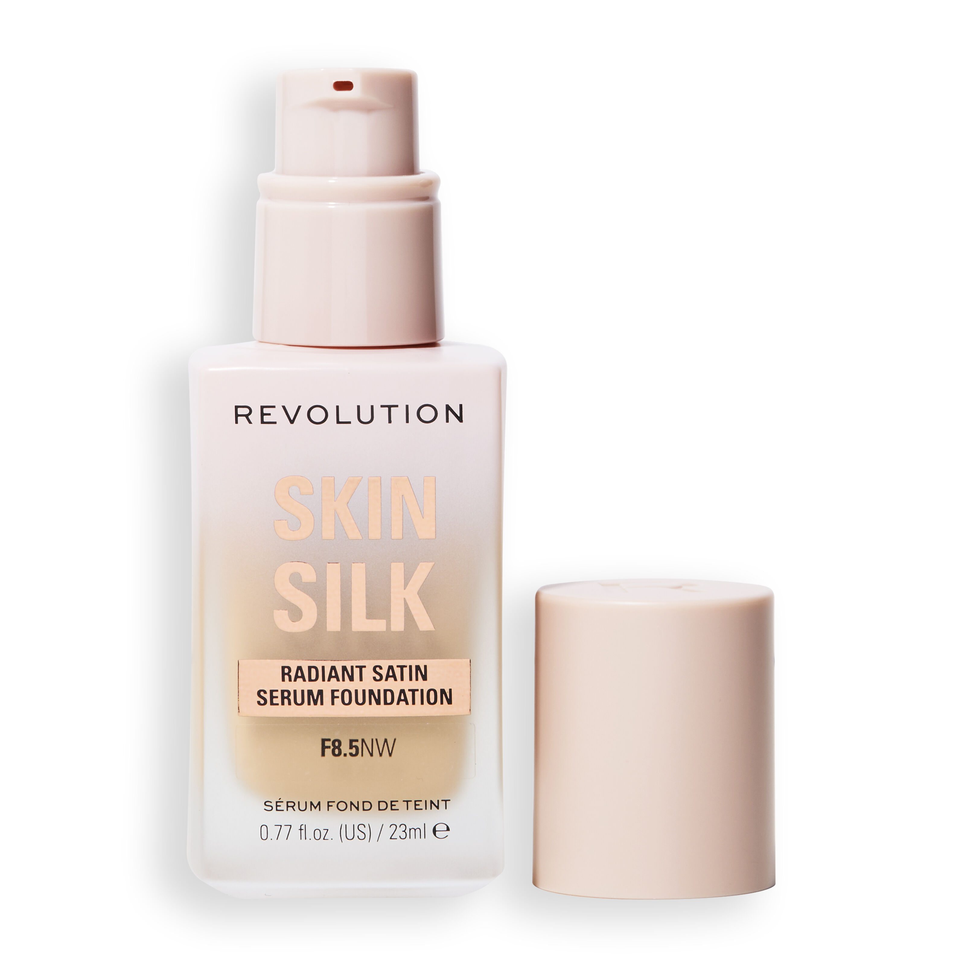 Revolution Skin Silk Radiant Satin Serum Foundation F8.5NW