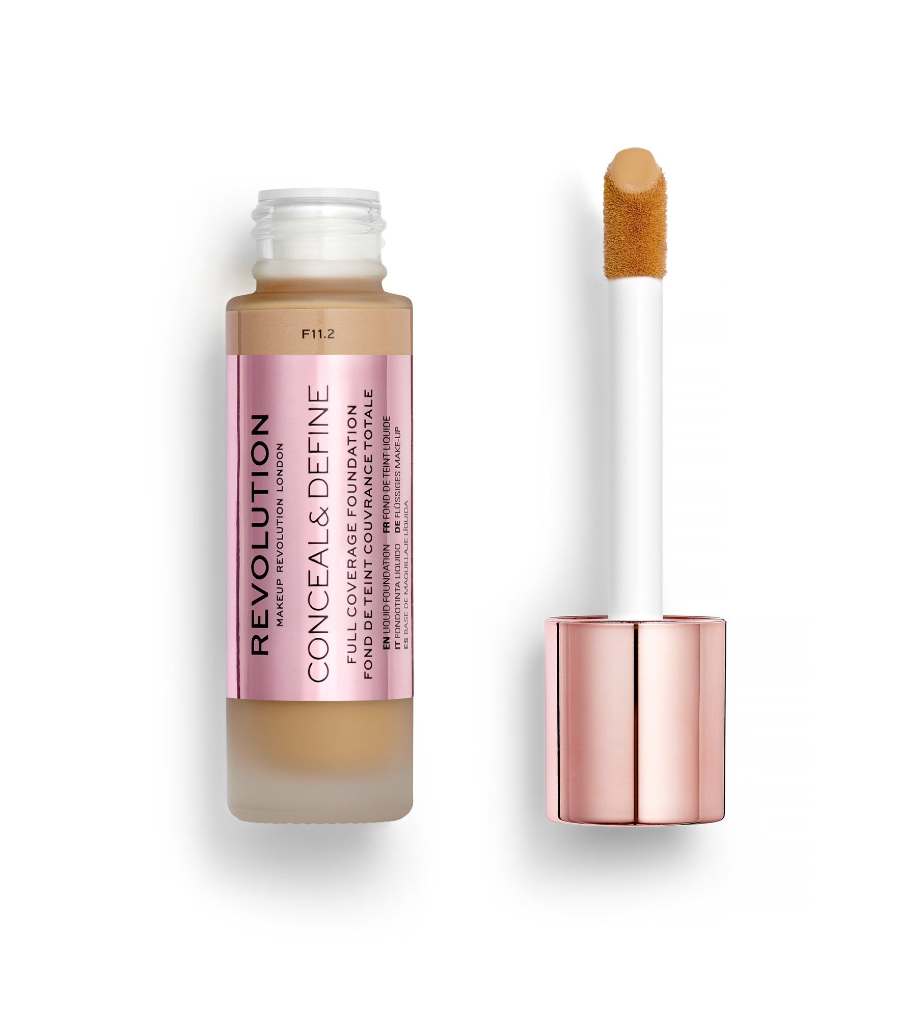 Revolution Conceal & Define Ultra Matte Full Coverage Foundation F11.2