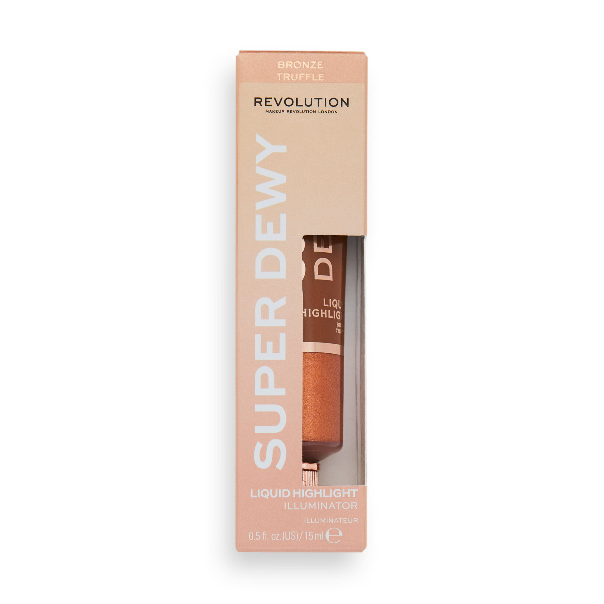 Makeup Revolution Superdewy Liquid Highlighter Bronze Truffle