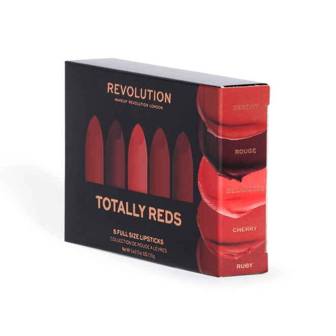Makeup Revolution Matte Lipstick Collection Totally Reds