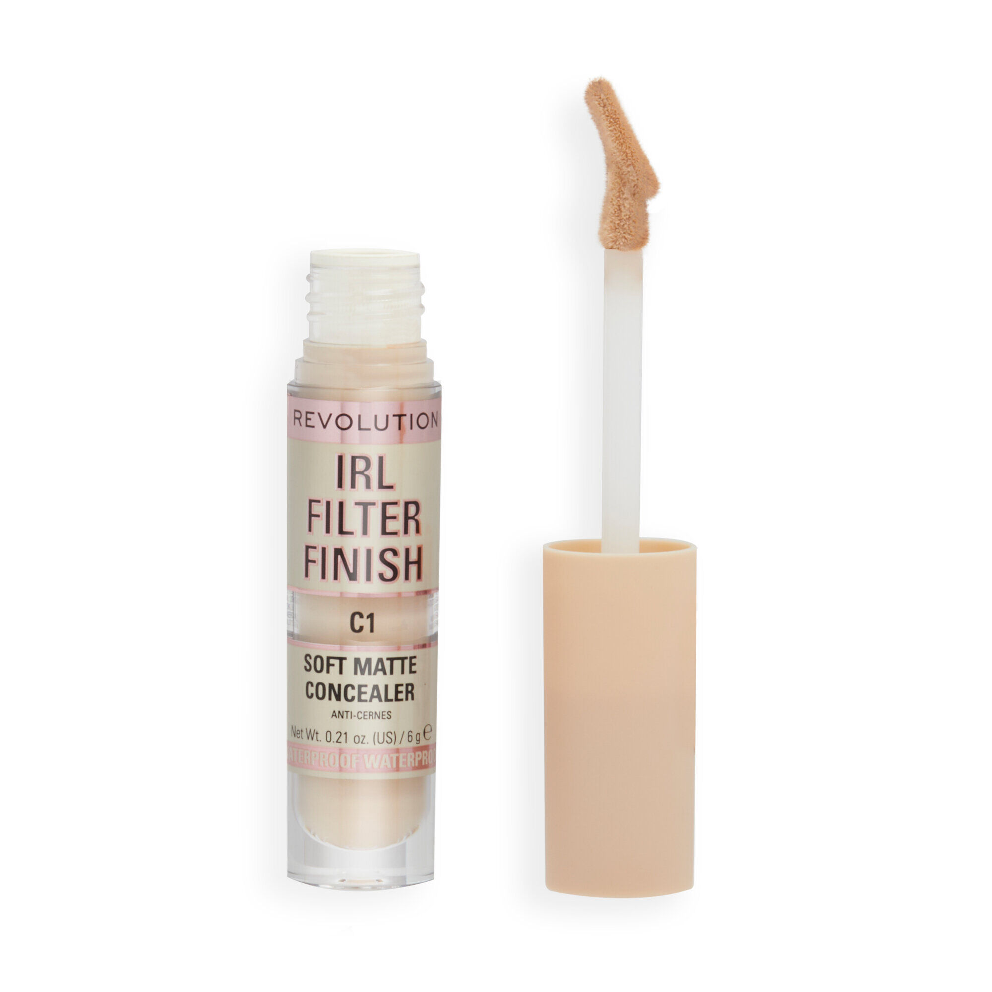 Revolution IRL Filter 16H Hydrating Full Coverage Concealer C1