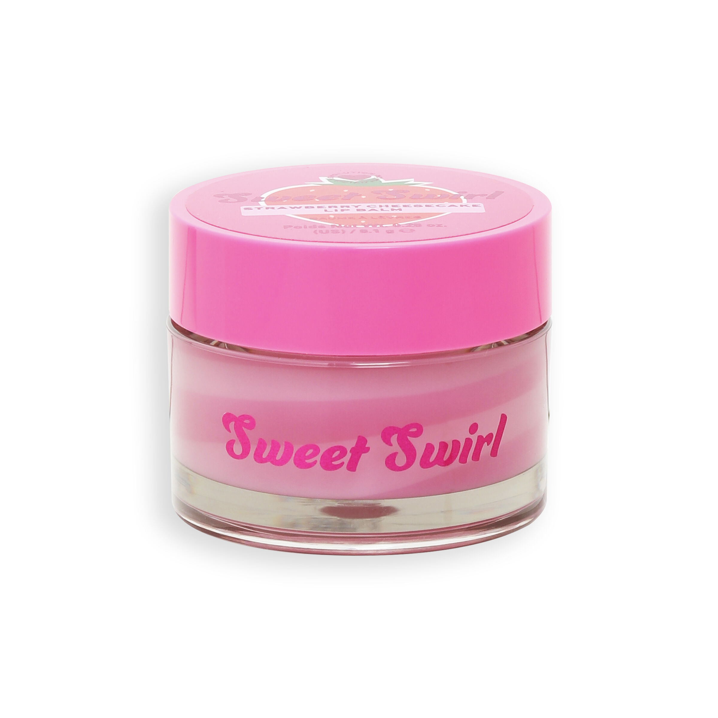 I Heart Revolution Sweet Swirl Lip Balm Strawberry Cheesecake