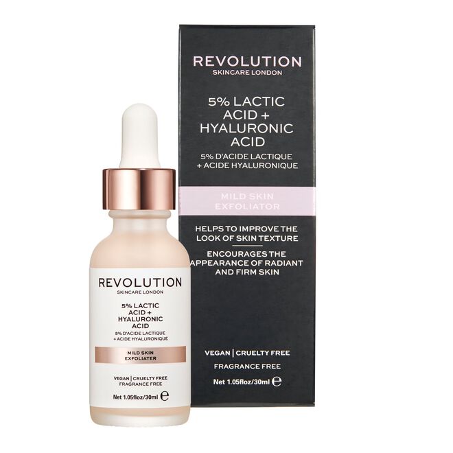 Revolution Skincare Mild Exfoliator - 5% Lactic Acid + Hyaluronic Acid