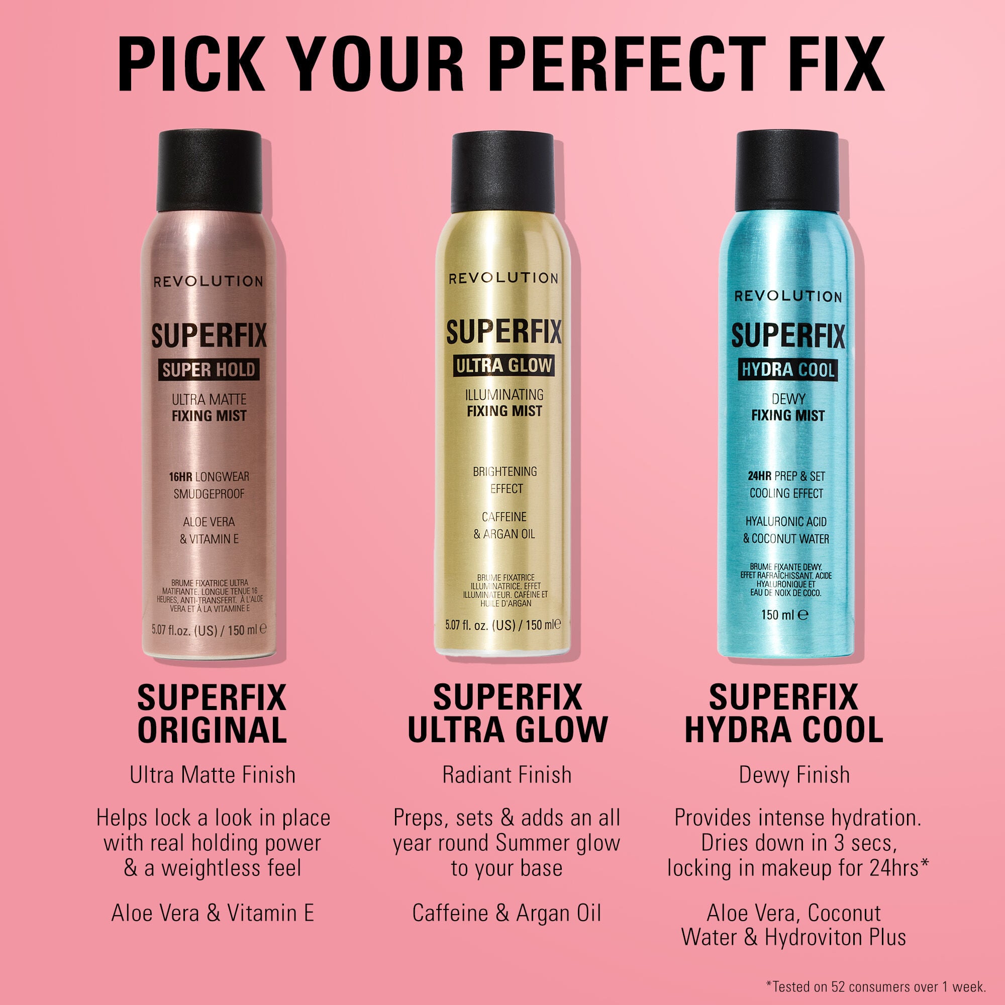 Revolution Superfix Ultra Glow Fixing Mist