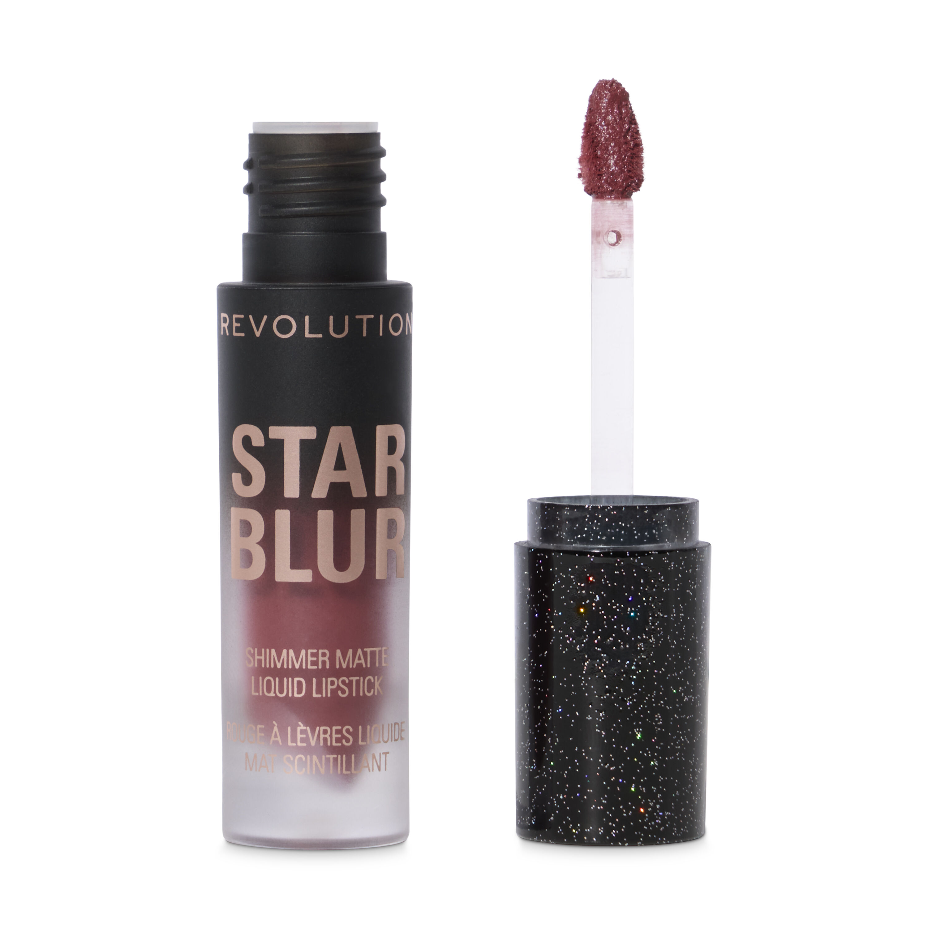 Revolution Star Blur Shimmer Matte Liquid Lip Moonlit Rose