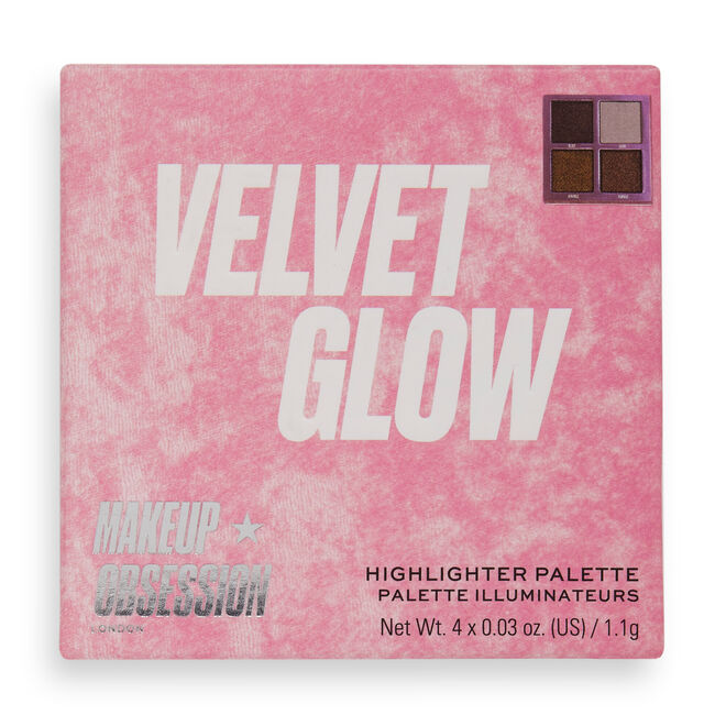 Makeup Obsession Velvet Glow Highlighter Palette