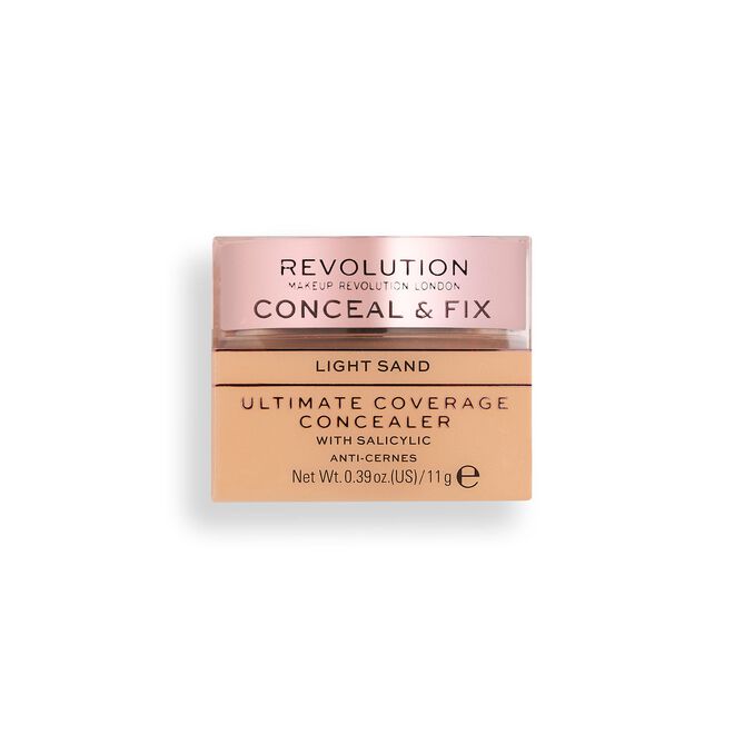 Makeup Revolution Conceal & Fix Ultimate Coverage Concealer Light Sand