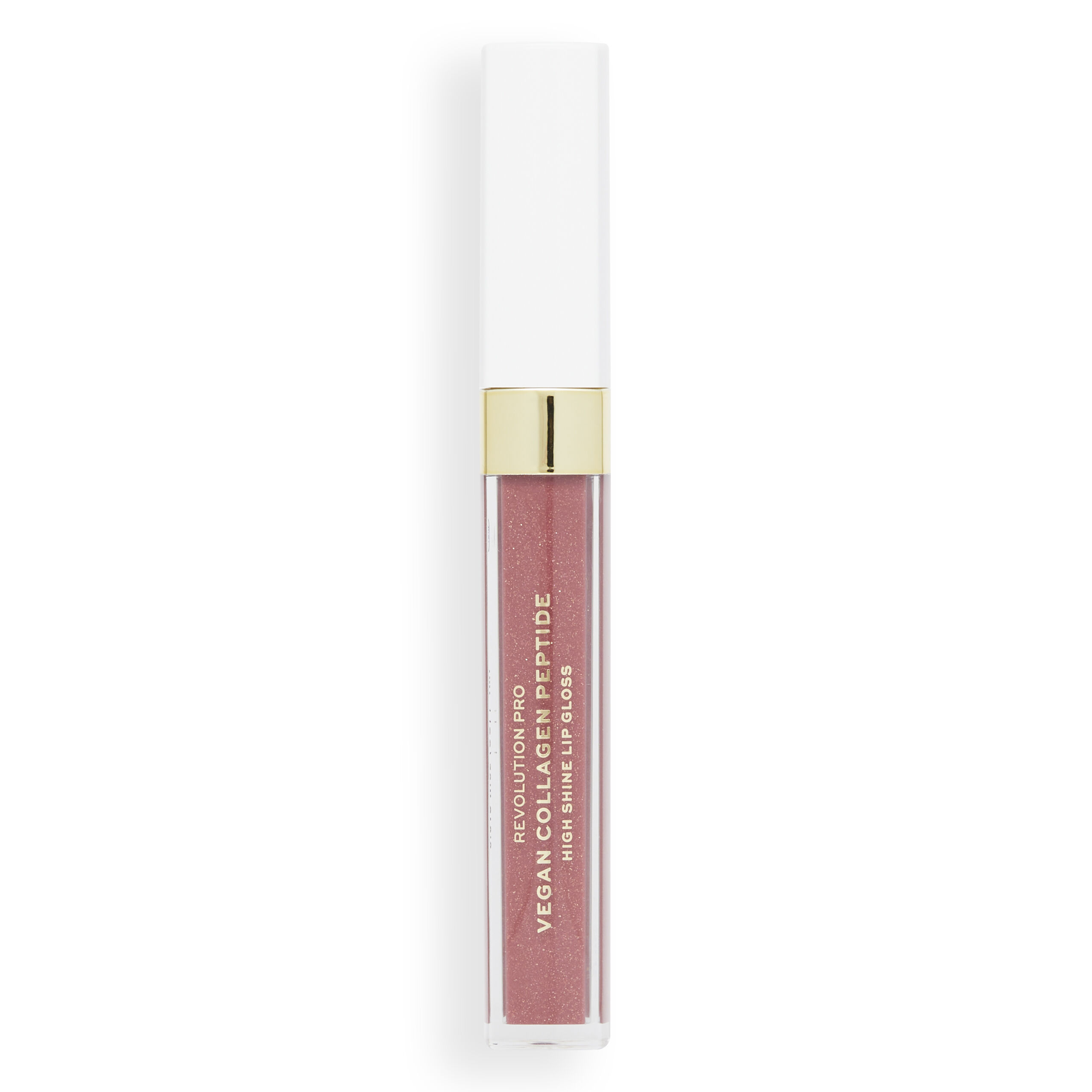 Revolution Pro Vegan Collagen Peptide High Shine Lip Gloss Stripped