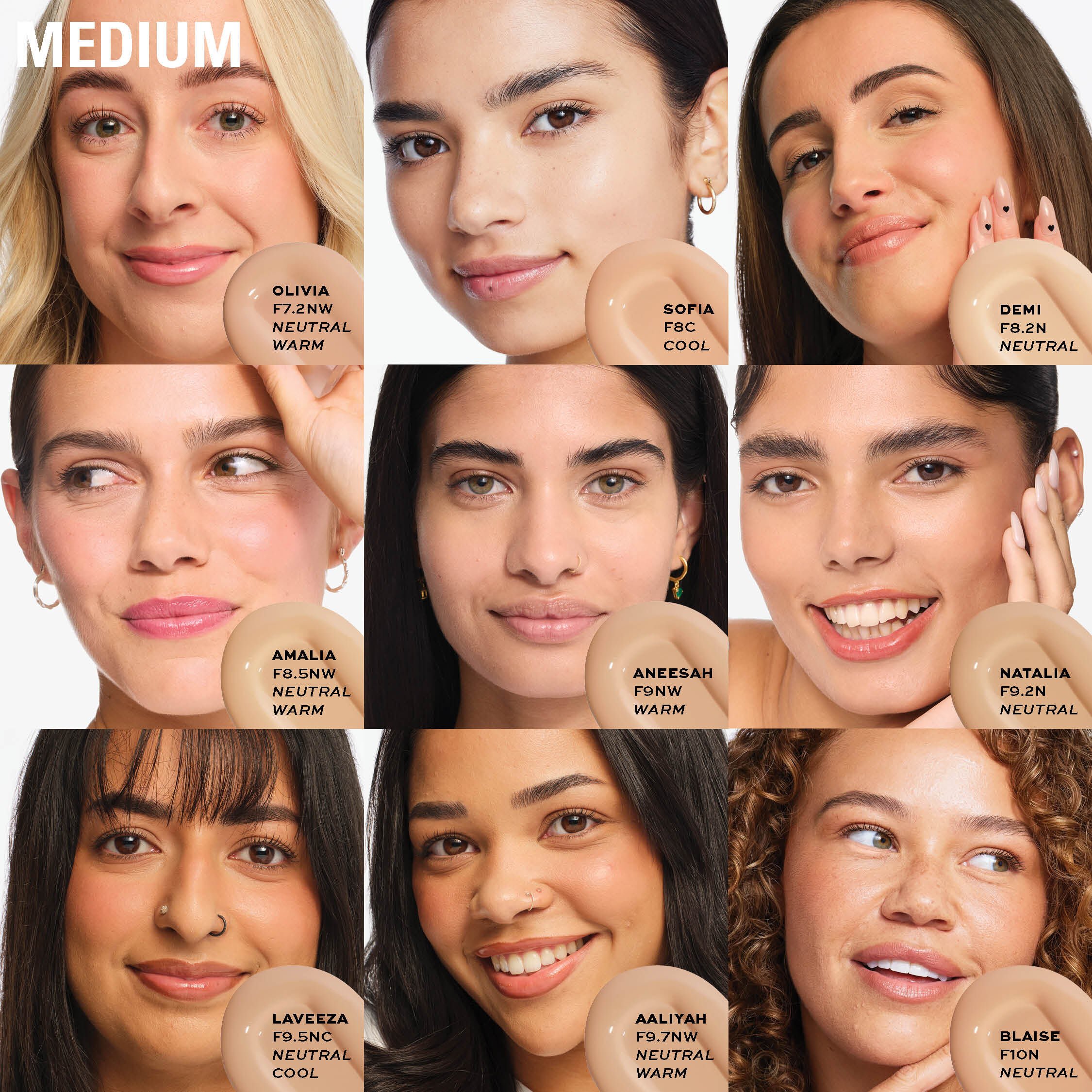 Revolution Skin Silk Radiant Satin Serum Foundation F8C