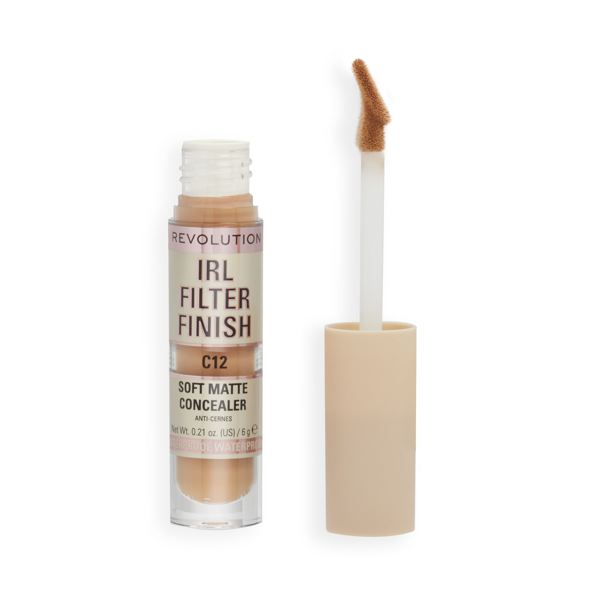 Revolution IRL Filter 16H Hydrating Full Coverage Concealer C12