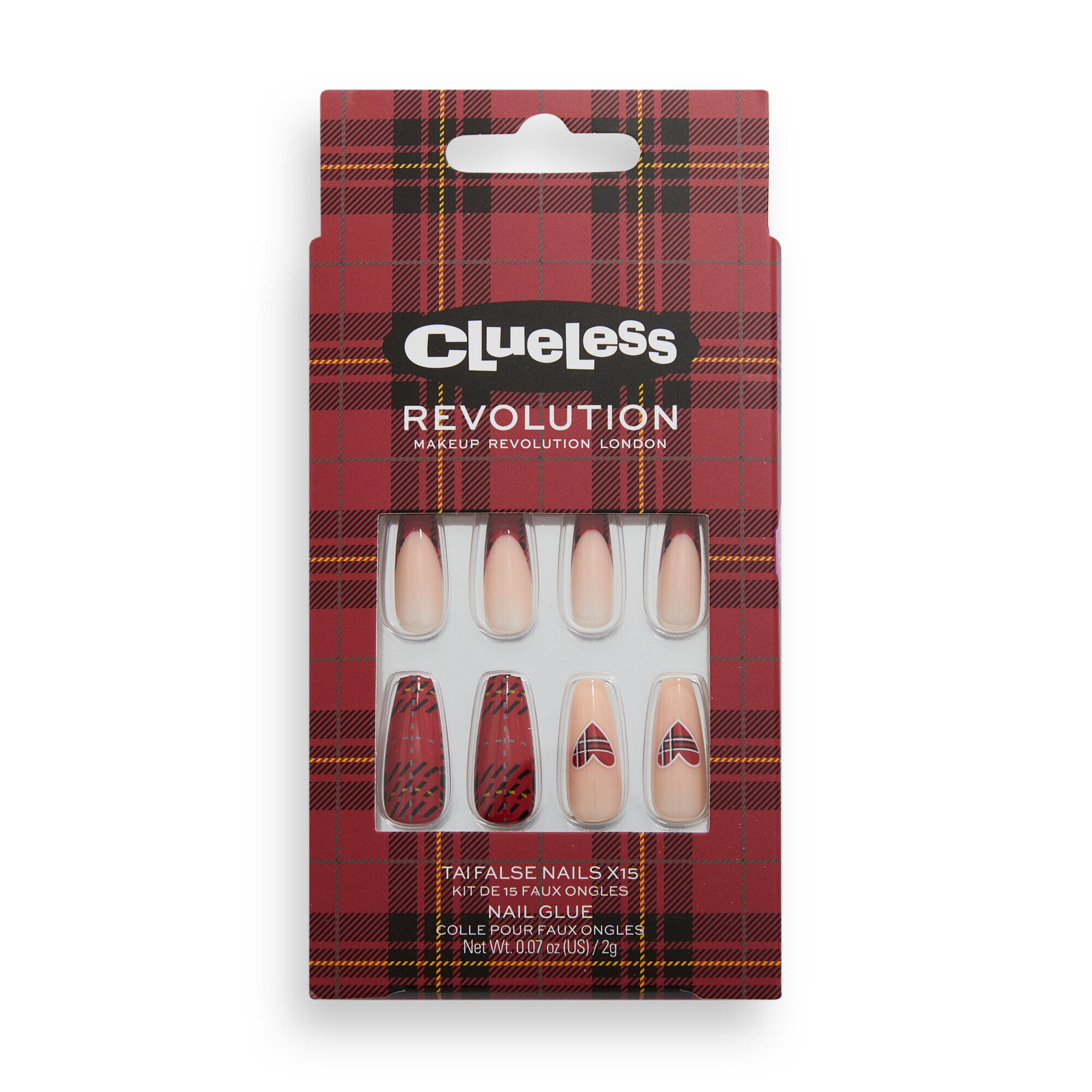 Clueless x Makeup Revolution False Nails Tai