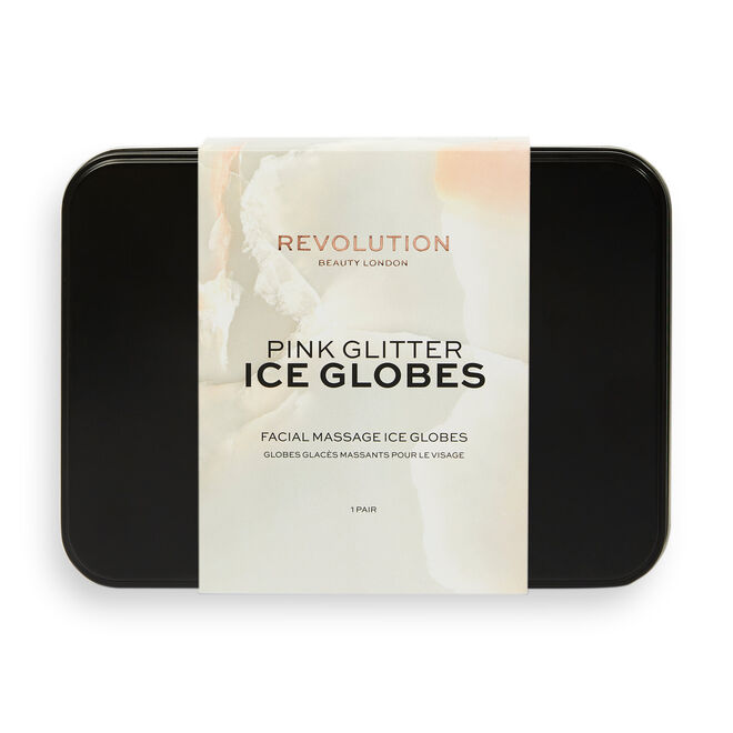 Revolution Skincare Pink Glitter Facial Ice Globes