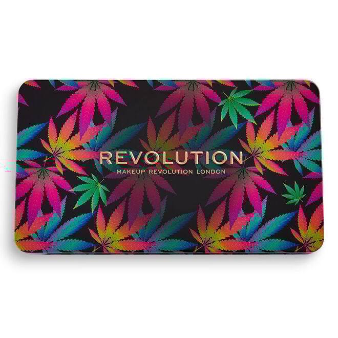 Makeup Revolution Forever Flawless Chilled with cannabis sativa Shadow Palette