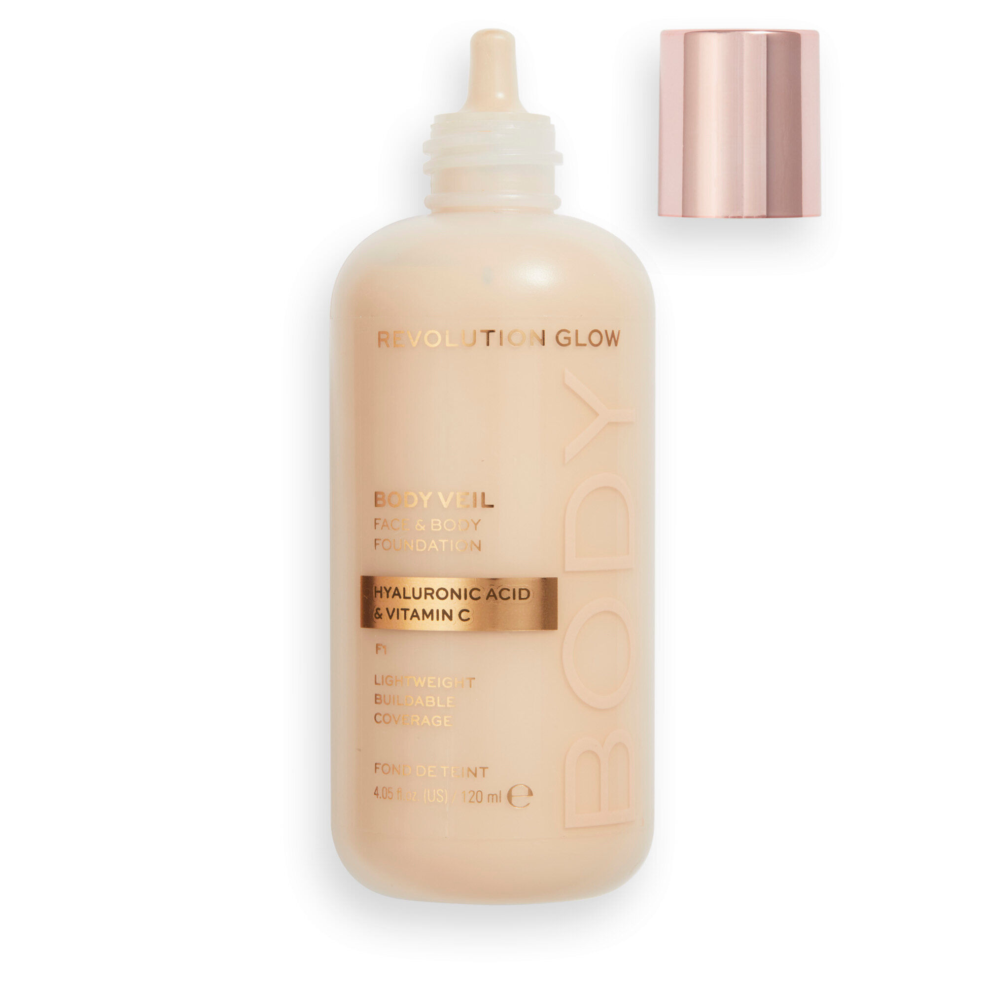 Makeup Revolution Body Veil Face & Body Foundation F1