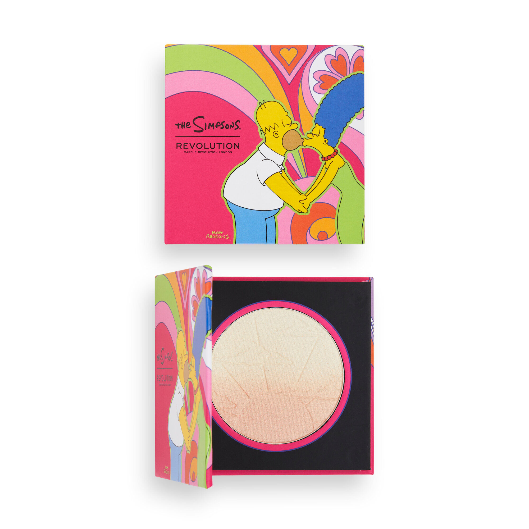 Makeup Revolution The Simpsons Summer of Love First Kiss Ombre Highlighter