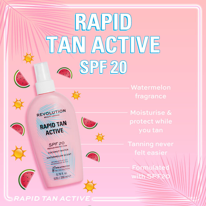 Revolution Beauty Rapid Tan Active SPF 20