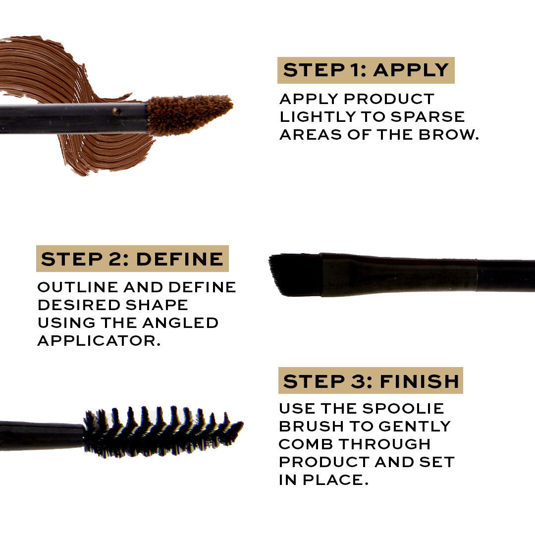 Revolution Pro Ultimate Brow Gel Medium Brown