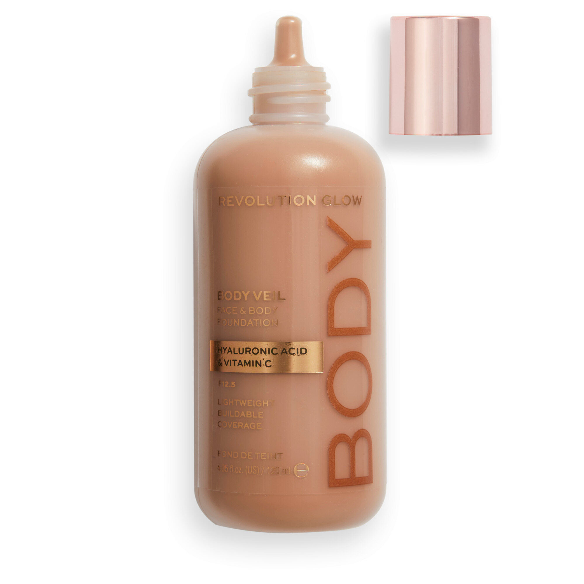 Makeup Revolution Body Veil Face & Body Foundation F12.5