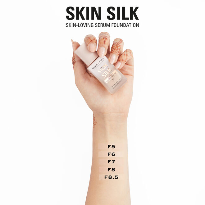 Makeup Revolution Skin Silk Serum Foundation F8
