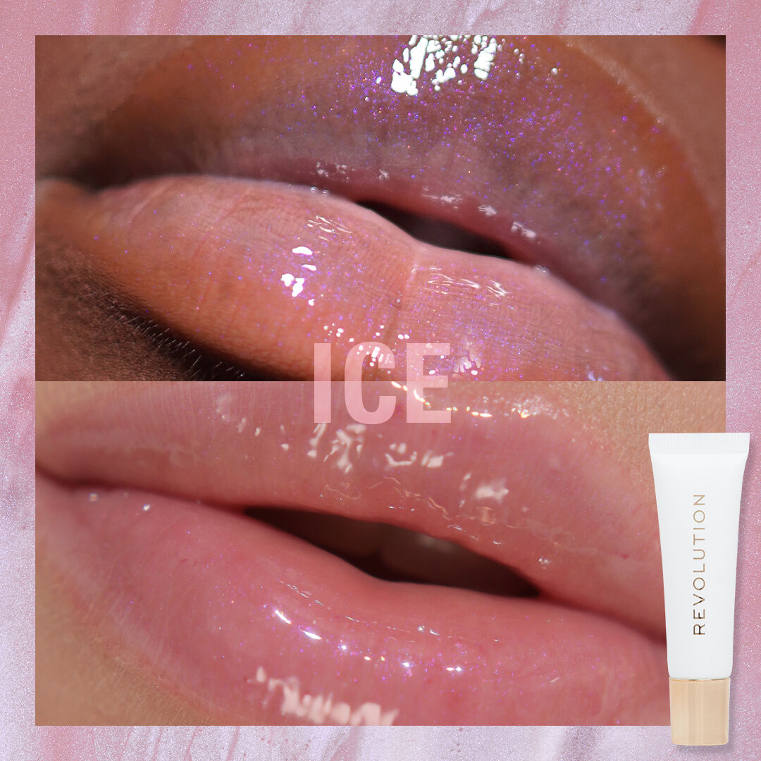 Makeup Revolution Juicy Peptide Lip Balm Clear Ice