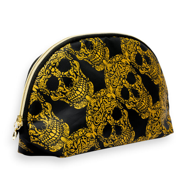 Rock and Roll Beauty Ozzy Skull Cosmetics Bag