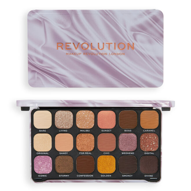 Makeup Revolution Forever Flawless Eyeshadow Palette Nude Silk