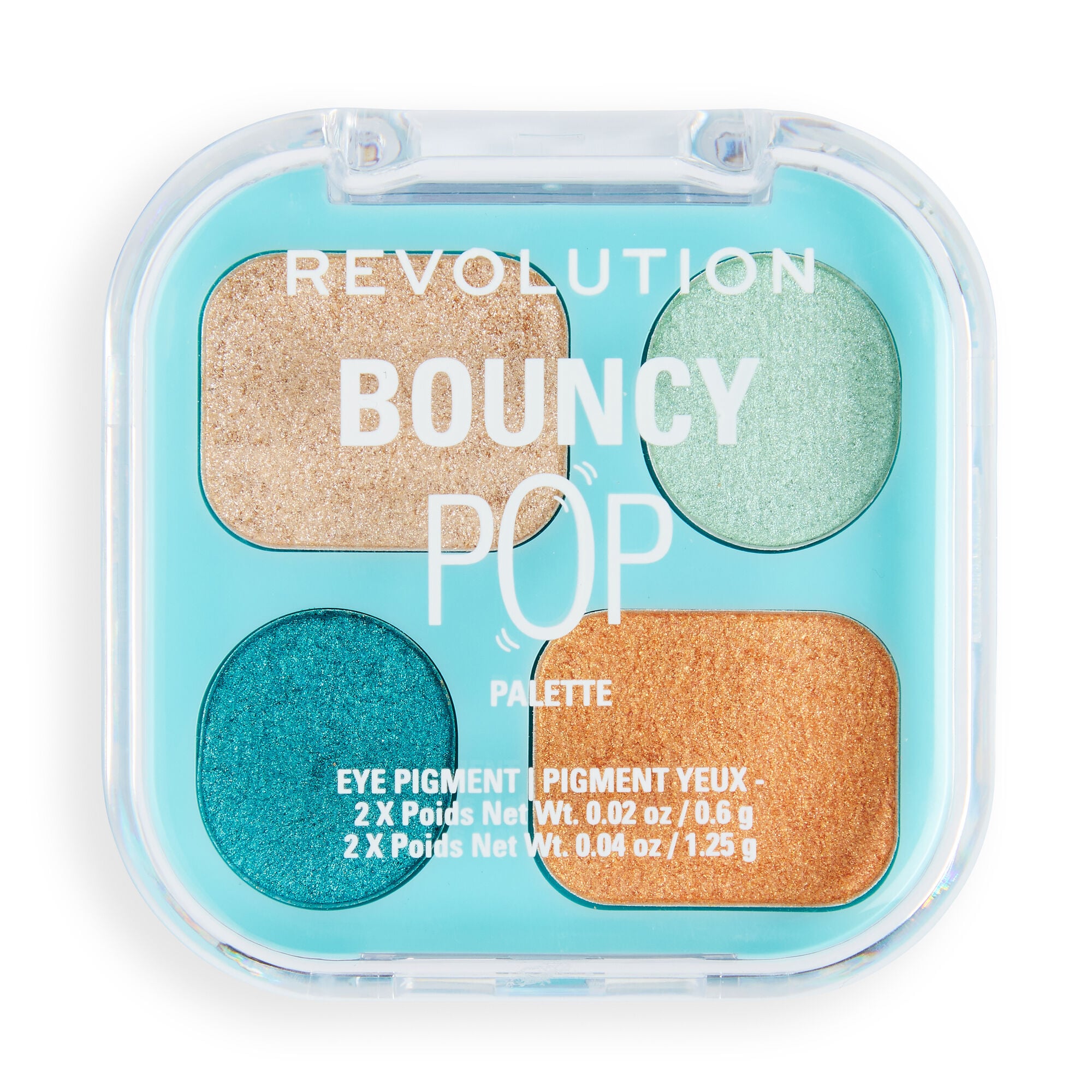 Revolution Poolside Bouncy Pop Shadow Palette Aqua