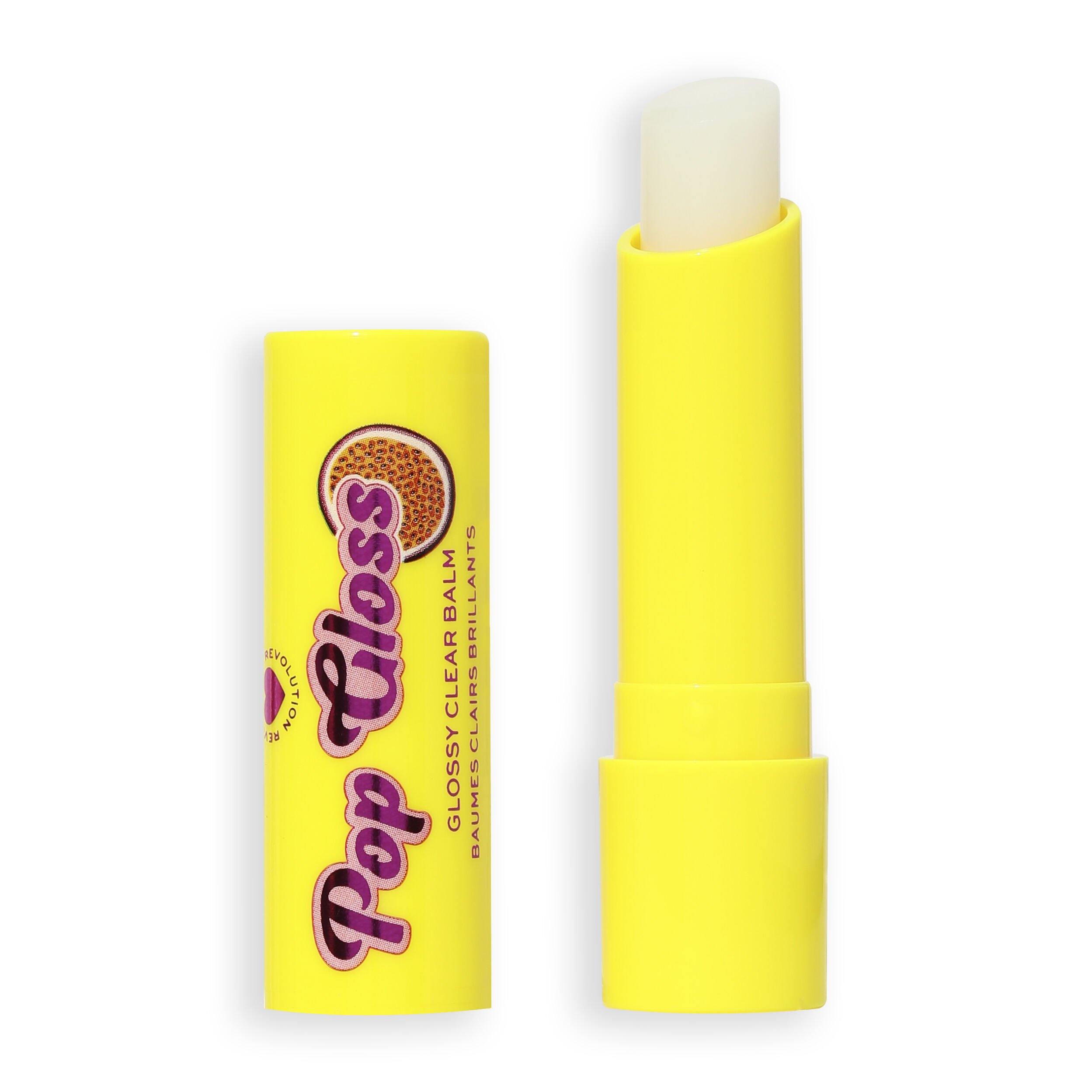I Heart Revolution Pop Gloss Lip Balm Passionfruit Clear