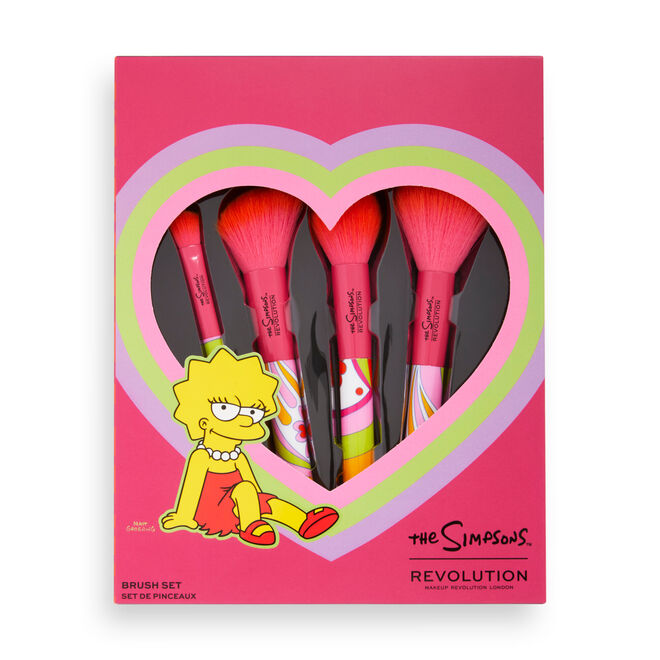 Makeup Revolution The Simpsons Summer of Love Brush Set