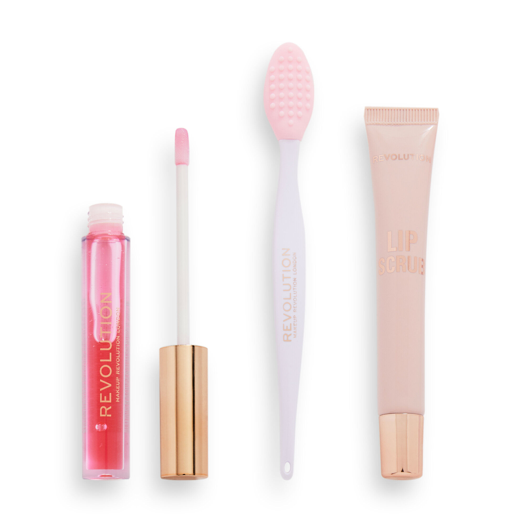 Makeup Revolution Kiss & Go Lip Care Gift Set Revolution Beauty