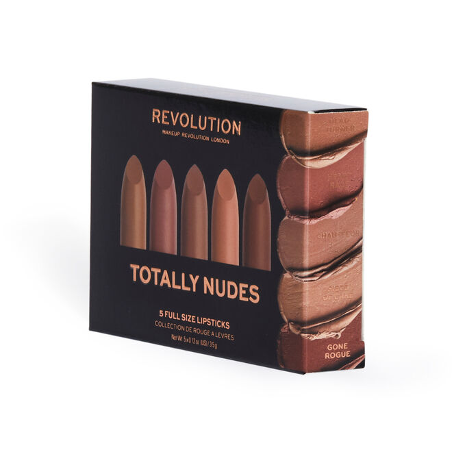 Makeup Revolution Matte Lipstick Collection Totally Nudes