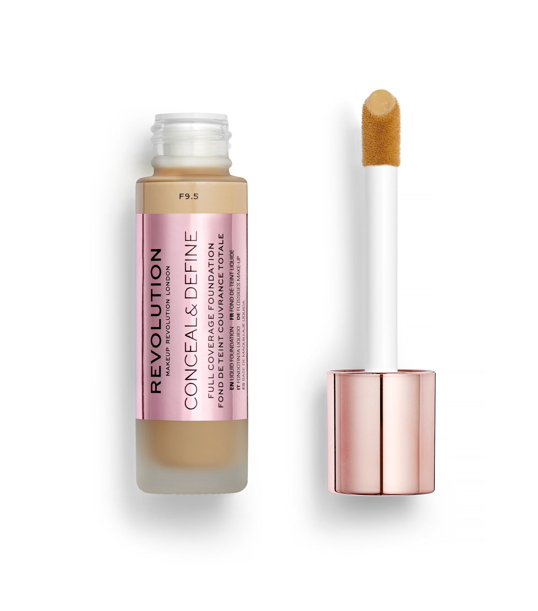 Revolution Conceal & Define Ultra Matte Full Coverage Foundation F9.5