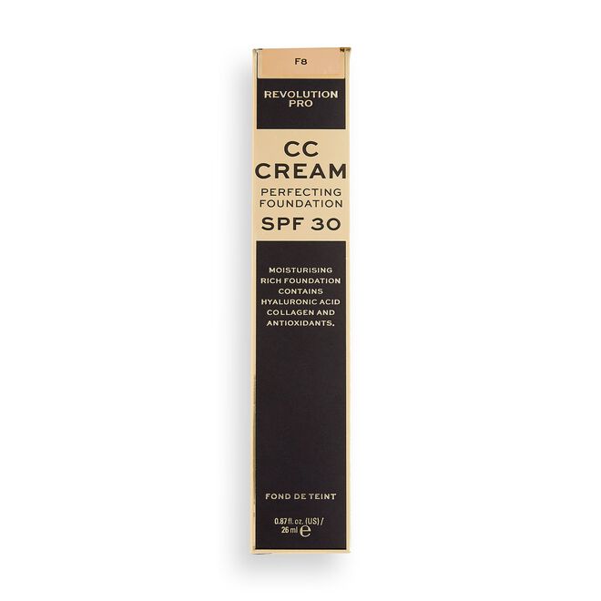 Revolution Pro CC Cream Perfecting Foundation SPF30  F8