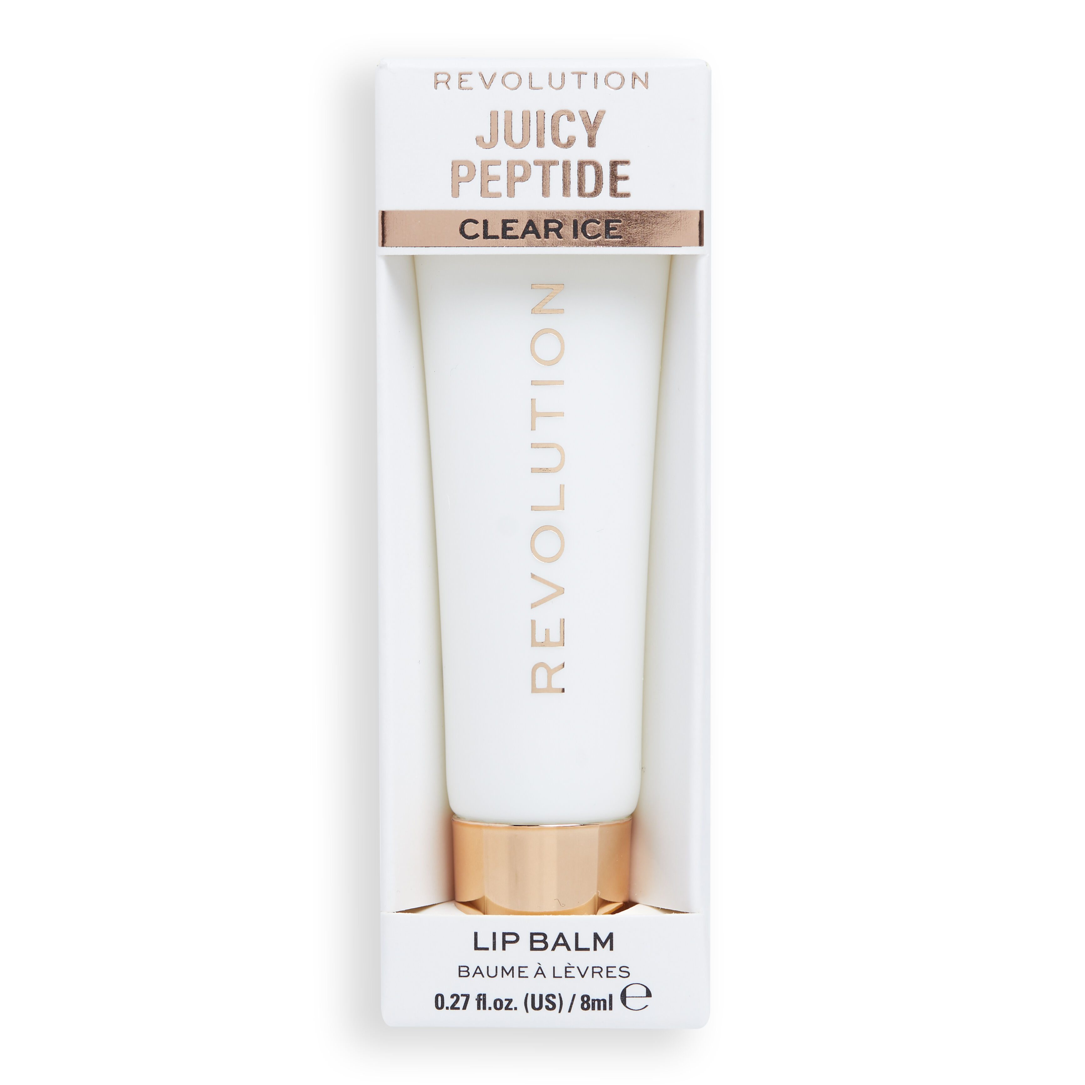 Revolution Juicy Peptide Lip Balm Clear Ice