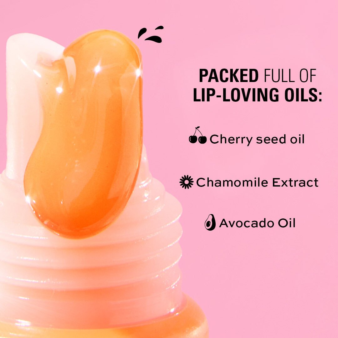 Revolution Juicy Peptide Lip Balm Peach Bellini Orange