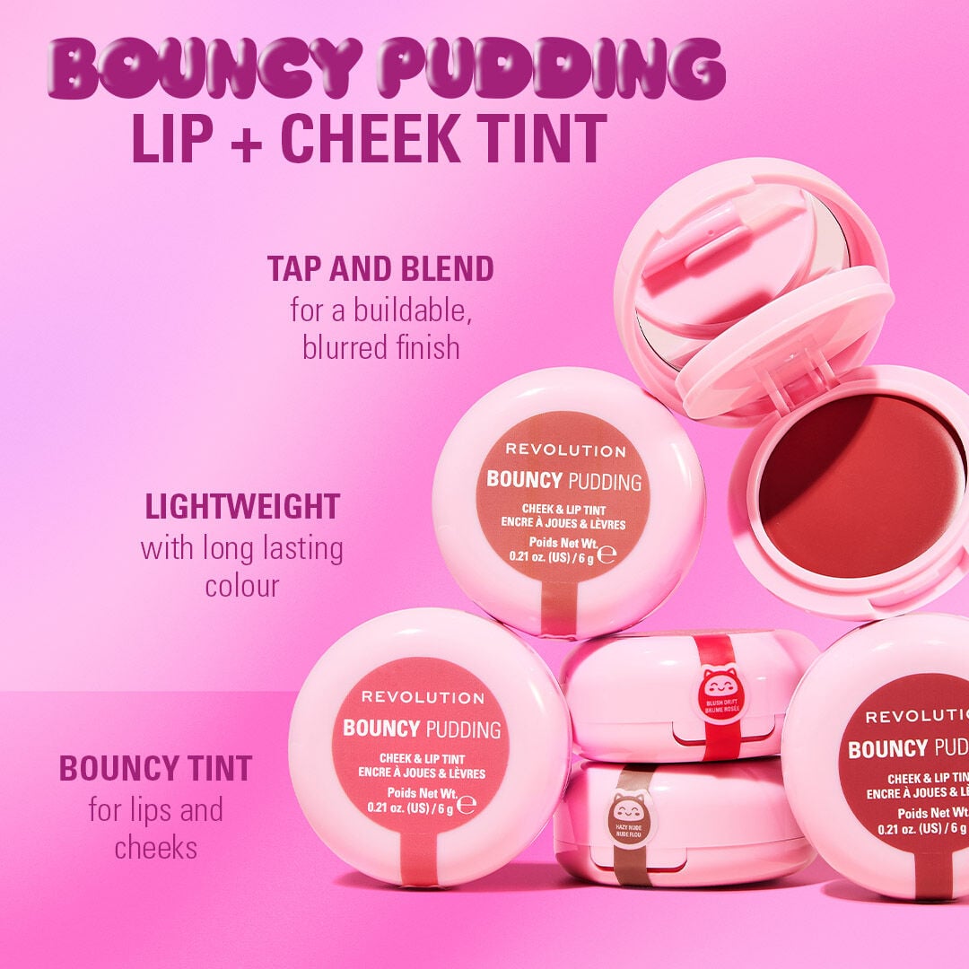 Revolution Bouncy Pudding Lip & Cheek Tint