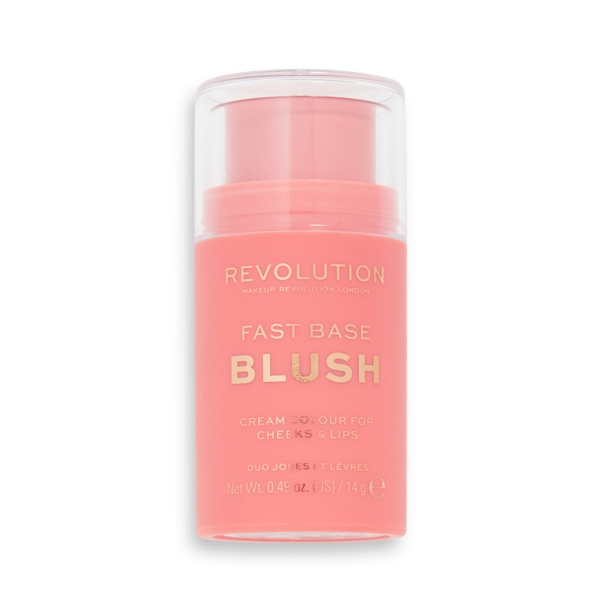 Makeup Revolution Fast Base Blush Stick Peach Revolution Beauty