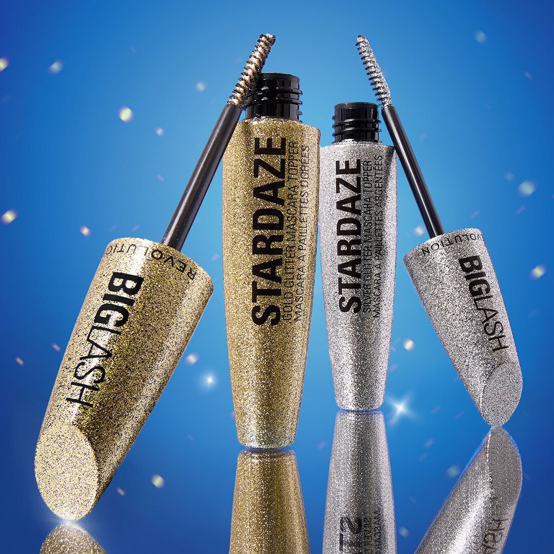 Revolution Big Lash Stardaze Hair & Brow Glitter Mascara Topper Holographic Dream