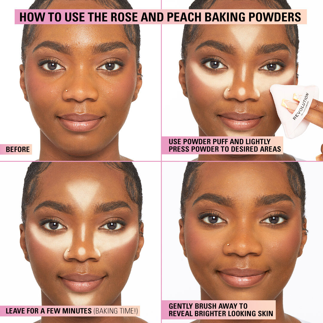 Makeup Revolution Loose Baking Powder Peach