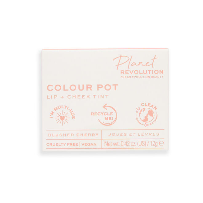 Planet Revolution Colour Pot Lip & Cheek Tint Blushed Cherry