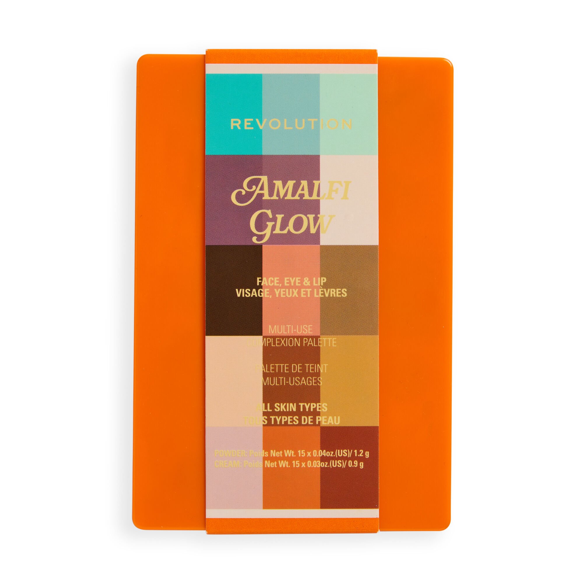 Revolution Everything Face, Eye & Lip Icon Palette Amalfi Glow