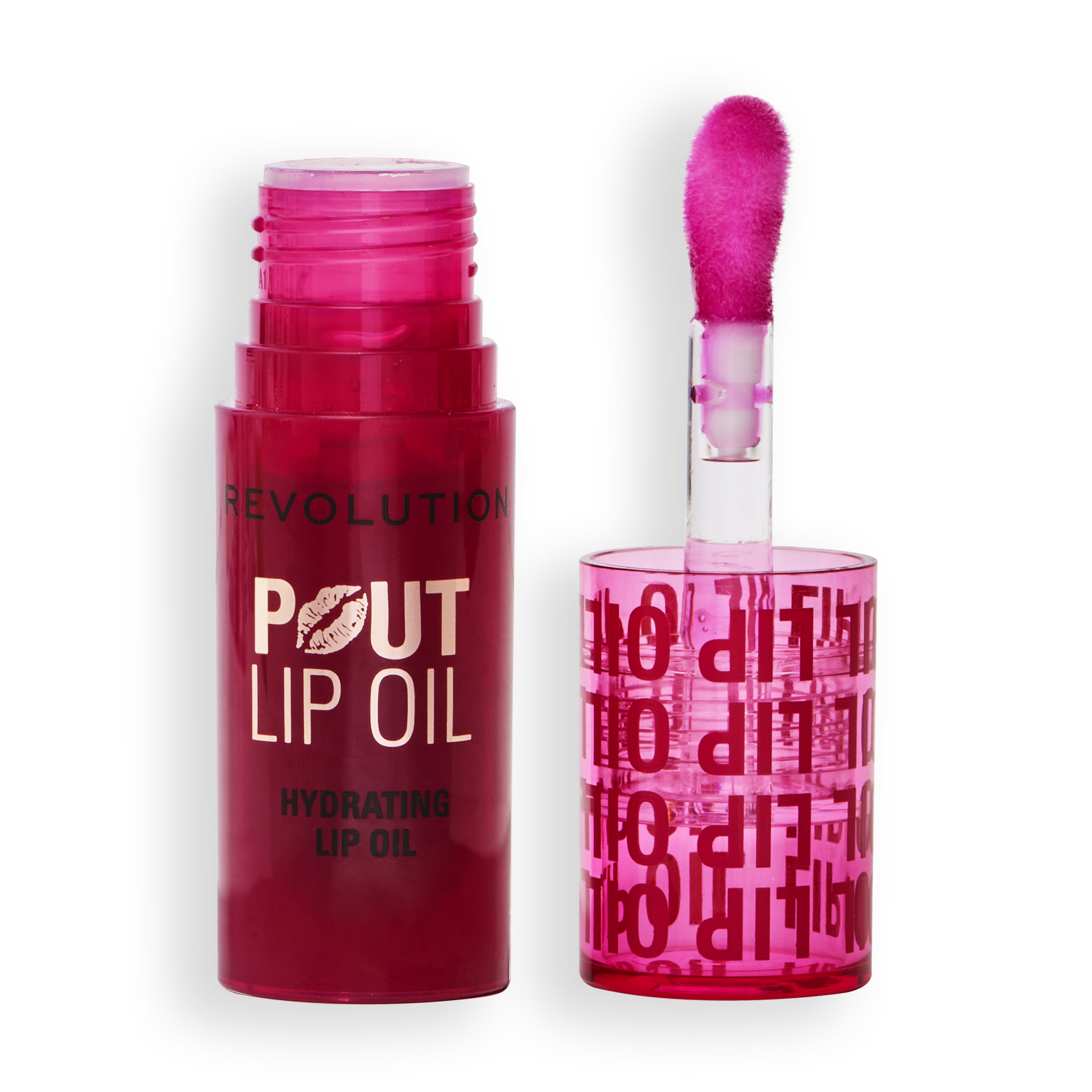 Revolution Pout Lip Oil Cherry Red