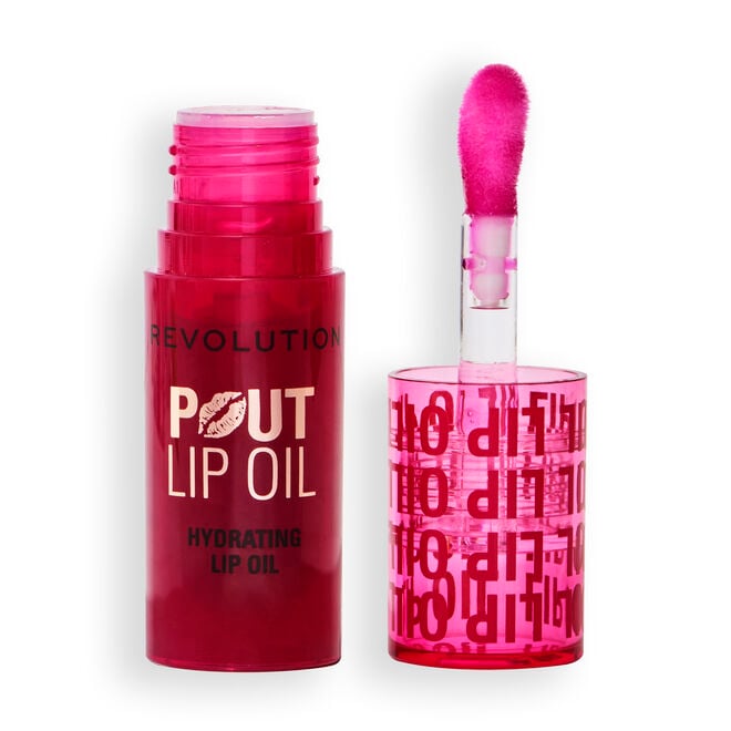 Revolution Pout Lip Oil Cherry Red | Revolution Beauty