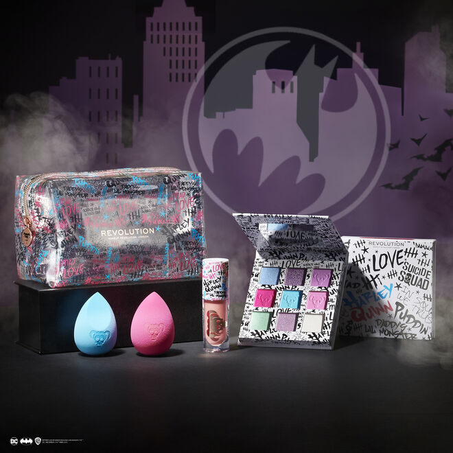 Harley Quinn™ X Makeup Revolution Puddin’ Makeup Bag