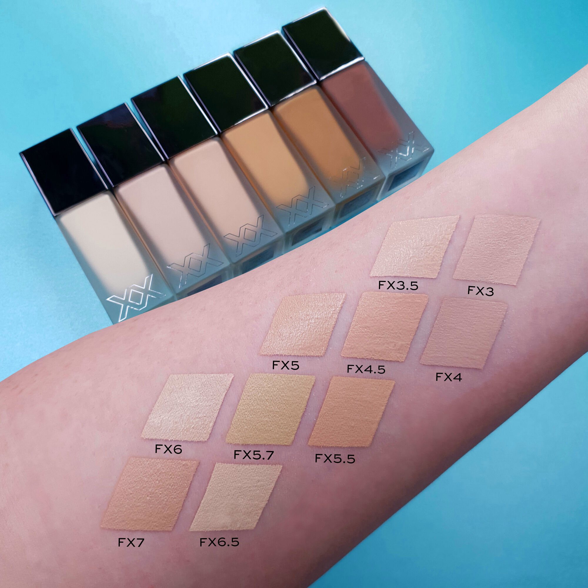 XX Revolution Liquid Skin FauXXdation Double FiXX Foundation