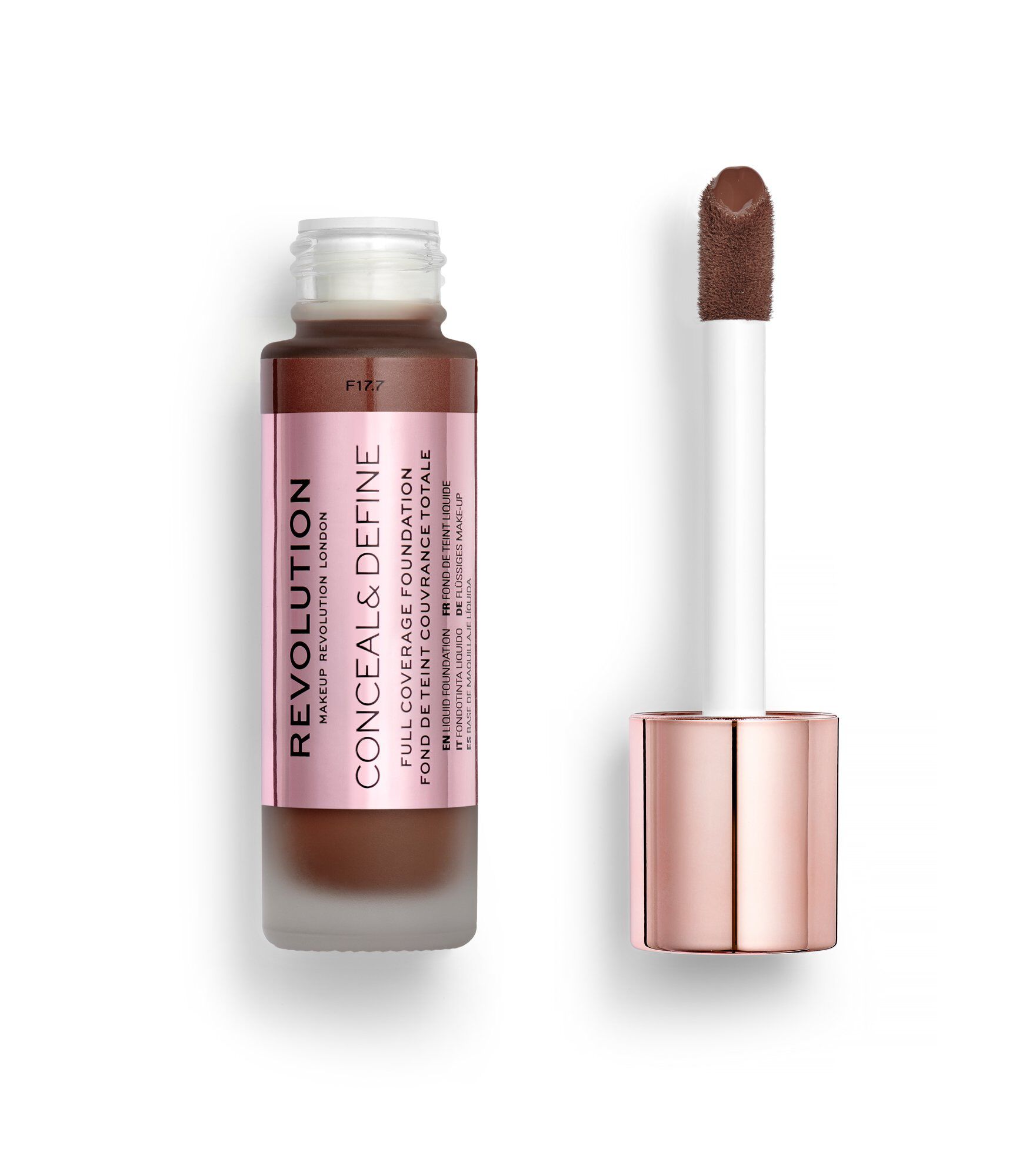 Revolution Conceal & Define Ultra Matte Full Coverage Foundation F17.7