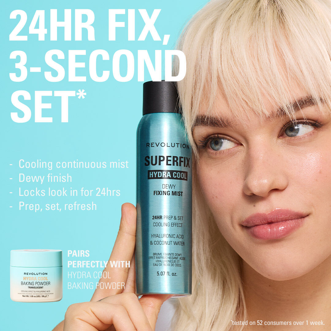 Revolution Superfix Hydra Cool Prep + Fix Continuous Fixing Mist