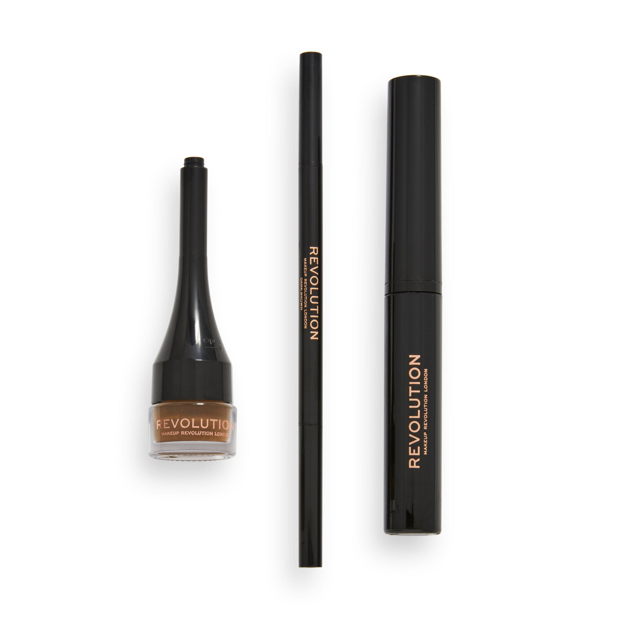 Makeup Revolution Ultra Brow Builder Kit Ash Brown