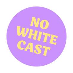 No White Cast round badge
