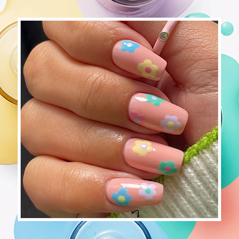 Spring Nail Art: Create A Paint Splatter Design Using A Bobby Pin |  HuffPost Style